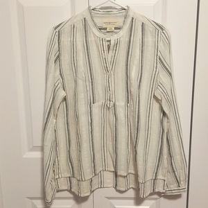 Denim & Supply Ralph Lauren Striped Long Sleeve Top size Medium